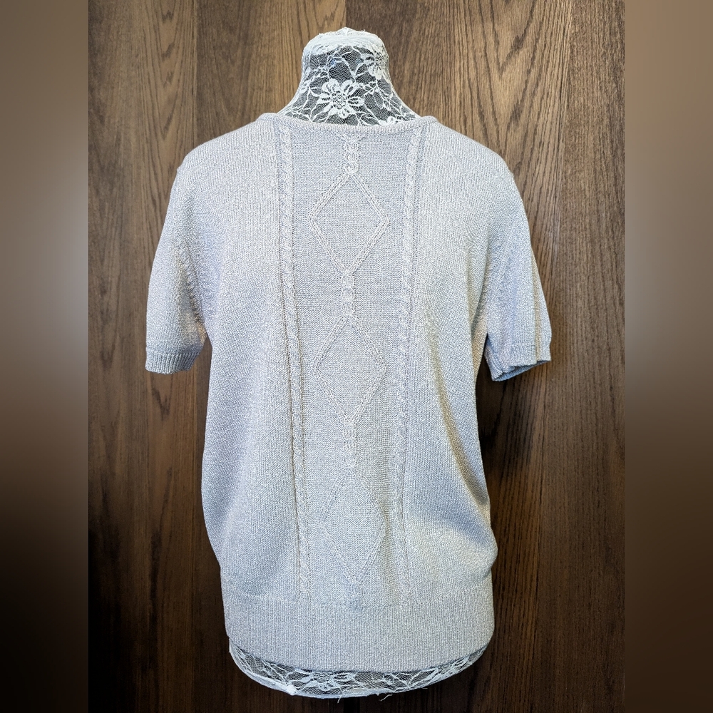 Draper's & Damon's Short Sleeve Sweater